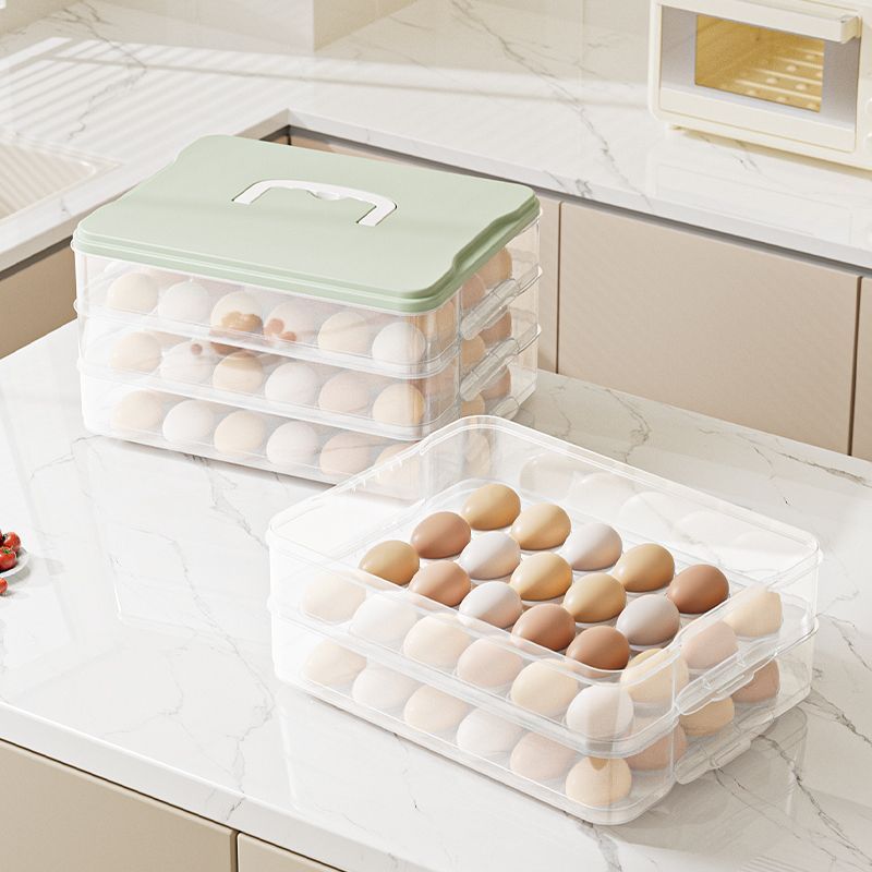 Food & Snacks Pdf - 卵収納ボックス 冷蔵庫専用 食品グレード 鮮度保持ボックス キッチン収納整理ツール 卵ラックホルダー
