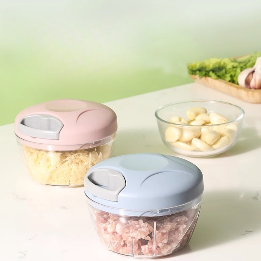 Food & Snacks Pdf - 手動プロセッサー 500ml-3枚刃付きフードカッター