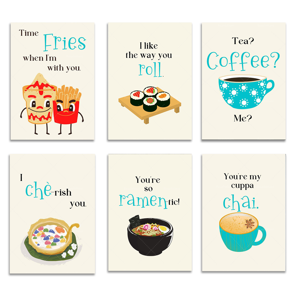 Food Snacks Quotes - 日本のラーメン、コーヒー飲料、スナックフライドポテト、ベトナム料理、キッチンレストランの装飾、面白い引用句アートポスター