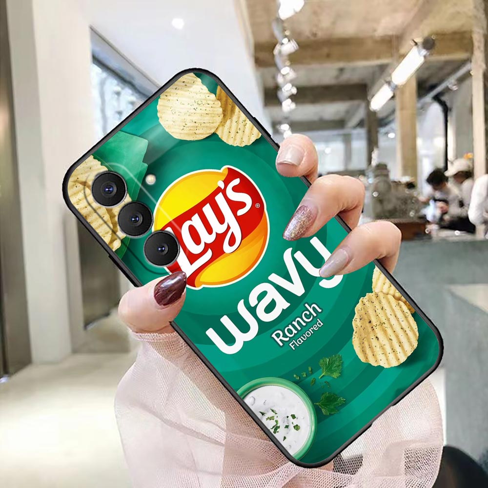 スナック菓子ポテトL-Lay'Sスマホケース Samsung - Food Snacks Quotes のレビューと価格