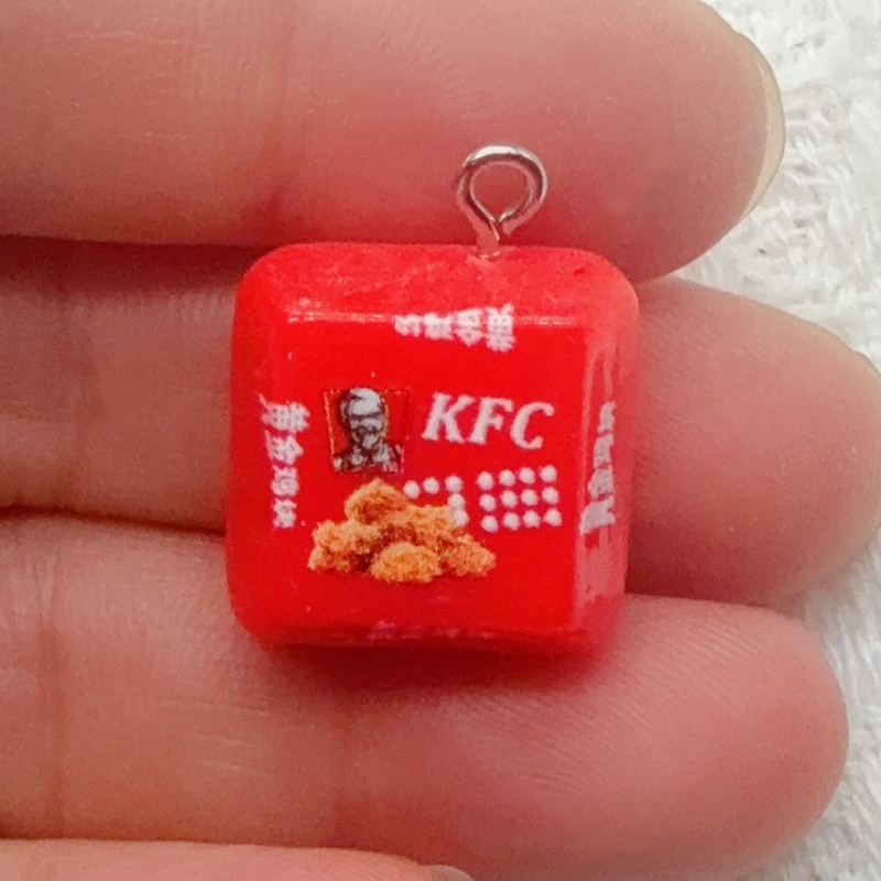 10個入り漫画風樹脂製フードバッグキーホルダー、バッグの装飾 - Food & Snacks Pdf のレビューと価格