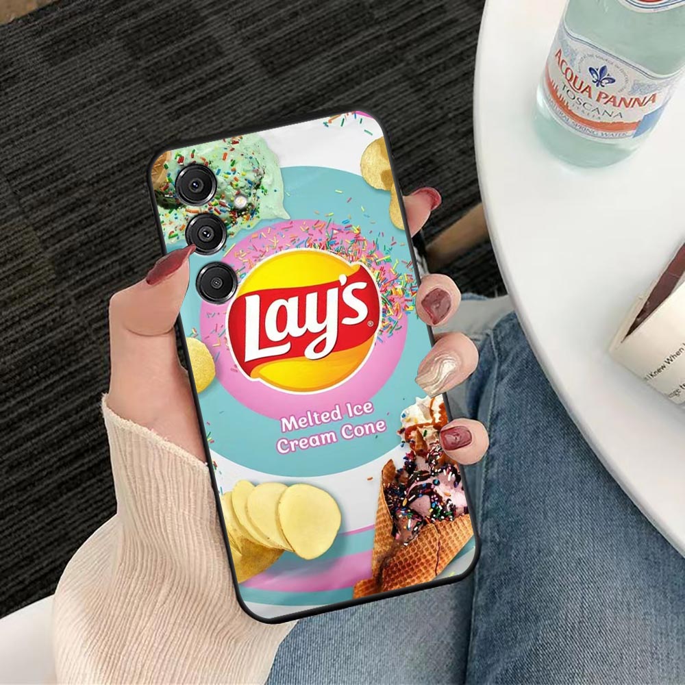 スナックフードポテトL-Lay'Sスマホケース サムスンA0 - Food Snacks Quotes のレビューと価格