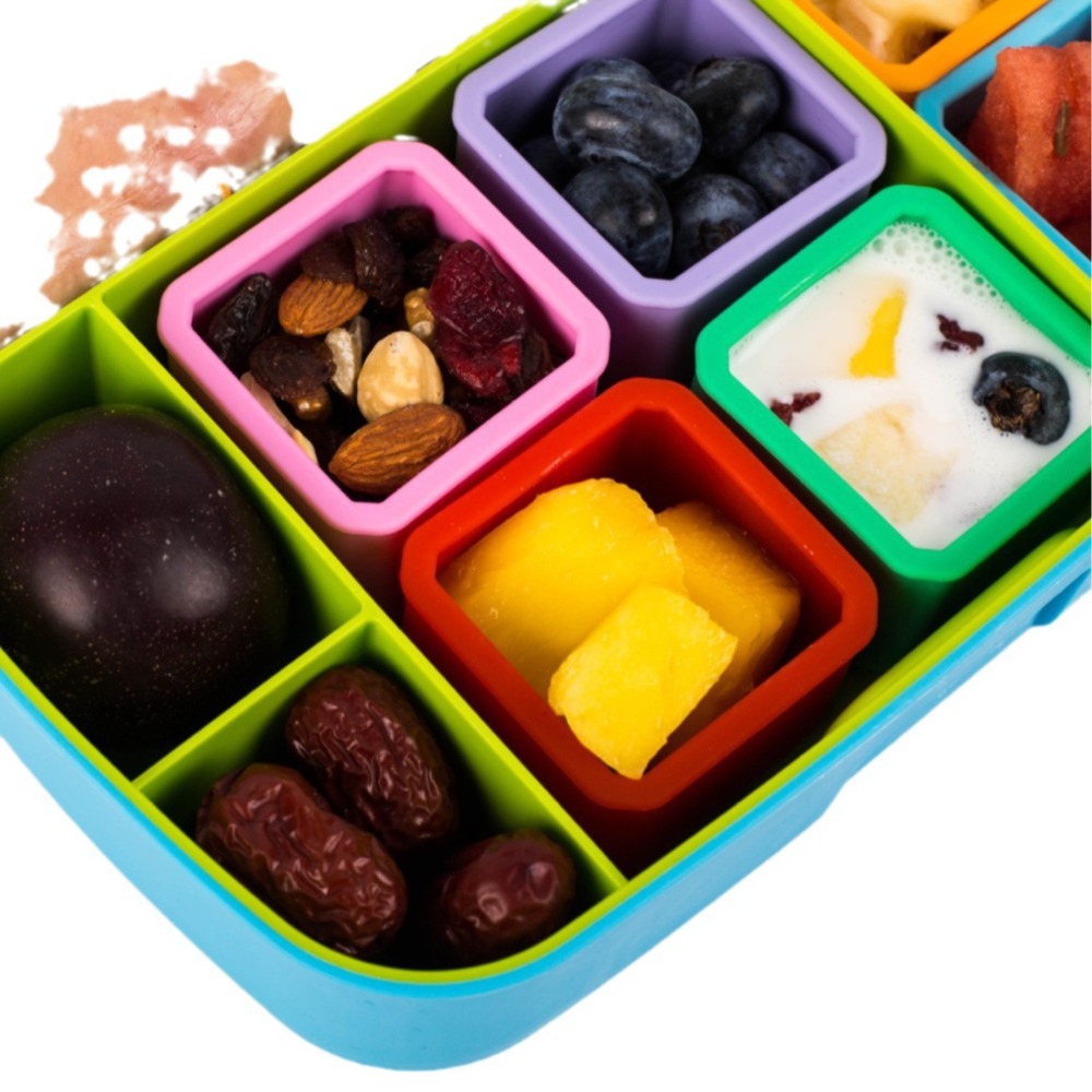 1/3 個実用的なシリコーン食品配電ボックス赤/ピンク/紫/ - Food Snacks That Are Green のレビューと価格
